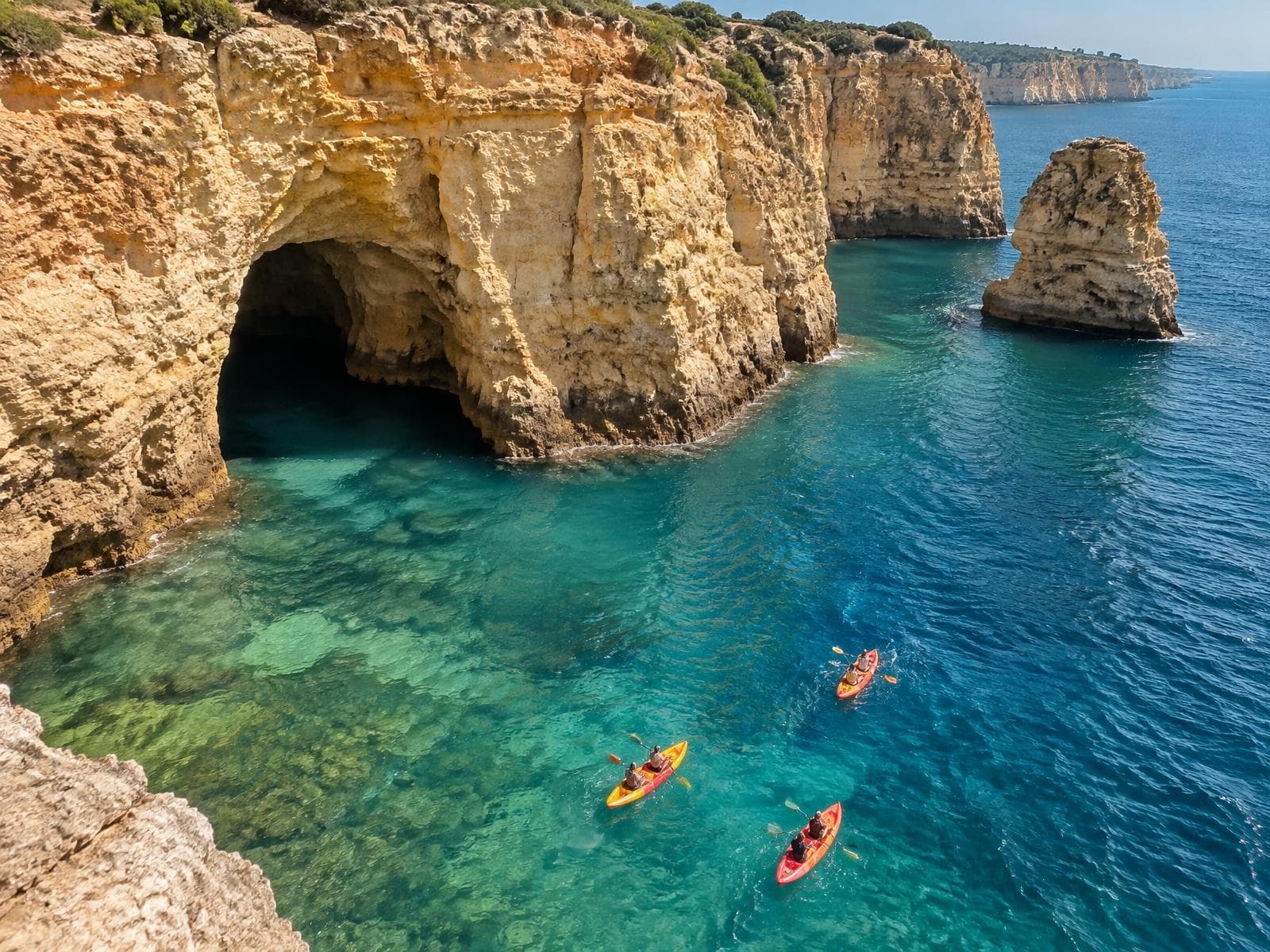 Falésias e grutas do Algarve