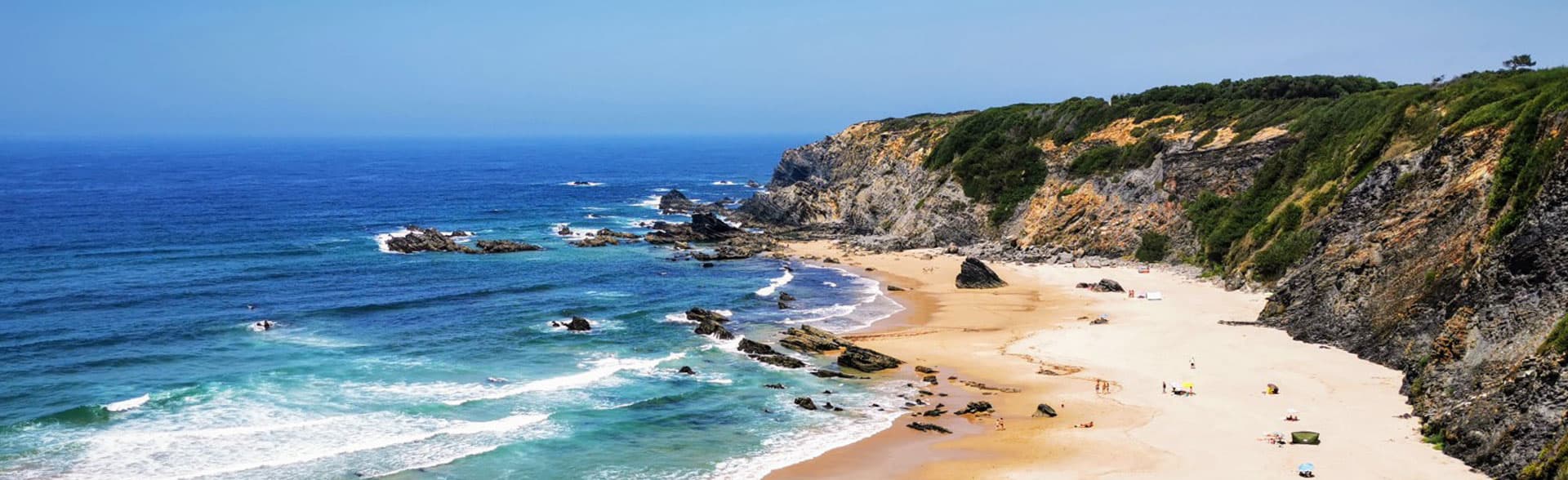 Atlantic coast with beach and cliffs
