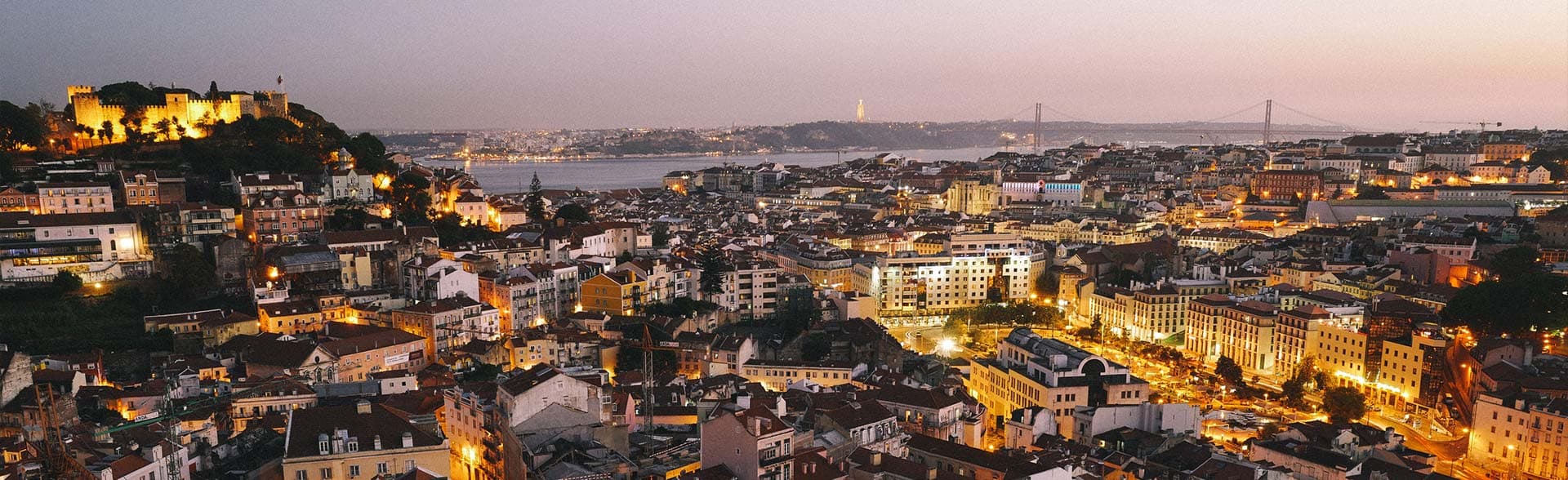Lisbon at dusk