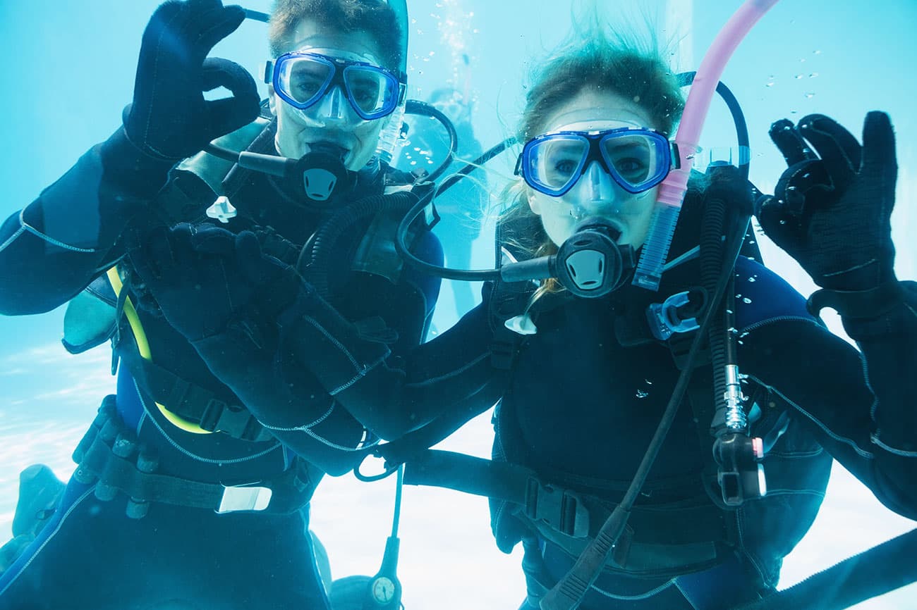 Diving baptism — photo 1