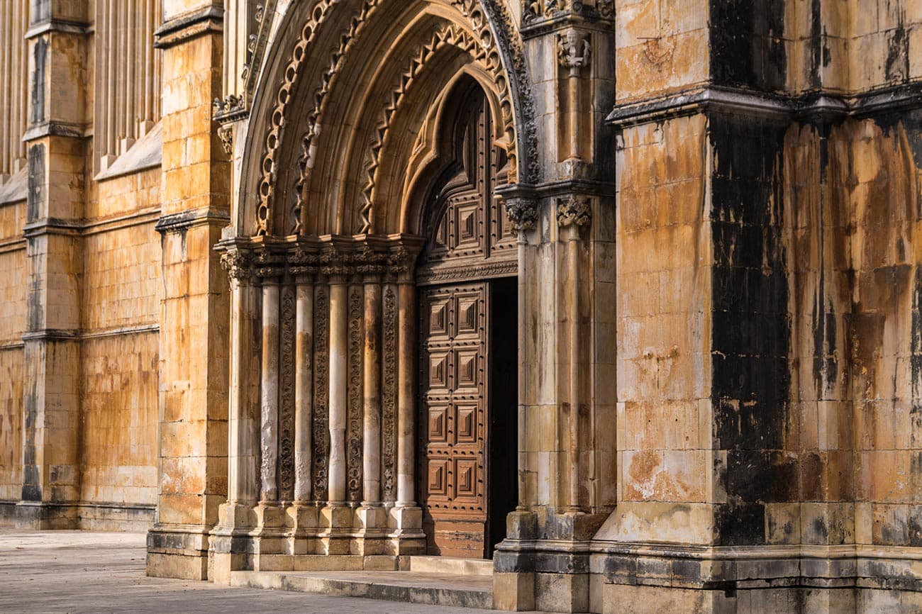 Gothic stone portal